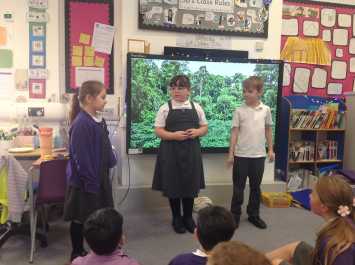 3B act out a story