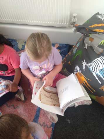 Nursery visit the reading room