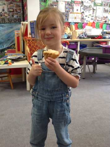Nursery take part in French Day