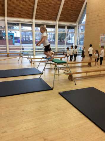 Travel, balance and jump in Reception