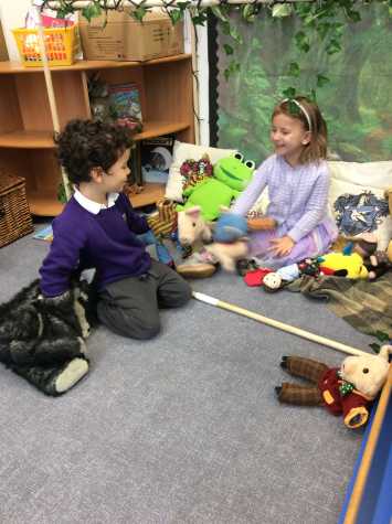 We love sharing stories in Nursery!